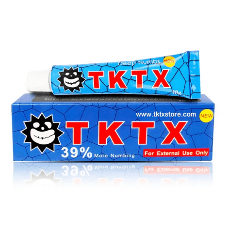 TKTX Tattoo Numbing Cream - Blue 39% - Official TKTX Numbing Cream. TKTX Blue 39%: Gentle numbing for micro tattoos, test patches, and beginners. Mild, safe, and officially sourced.